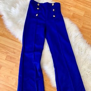 High waste flare pant